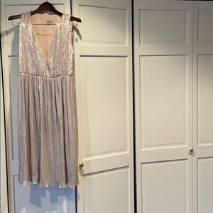 ASOS- Shimmery silver cocktail dress!